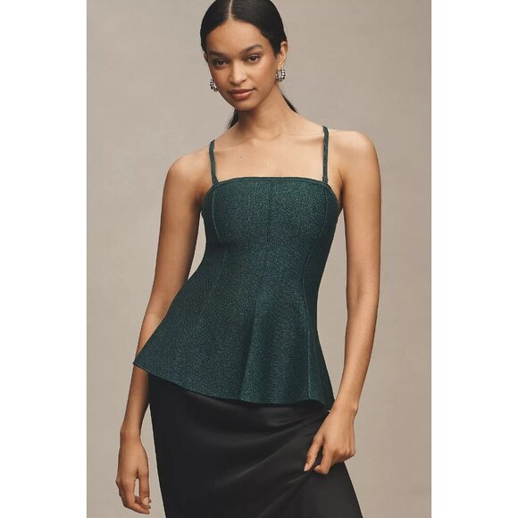 Anthropologie Pilcro Hourglass Sparkly Knit Tank Top M ***NO STRAPS*** - Picture 2 of 4